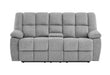 U6000 SMOKE CONSOLE RECLINING LOVESEAT - Furniture Stars (Chicago, IL)