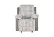 U6028 GREY GLIDER RECLINER - Furniture Stars (Chicago, IL)