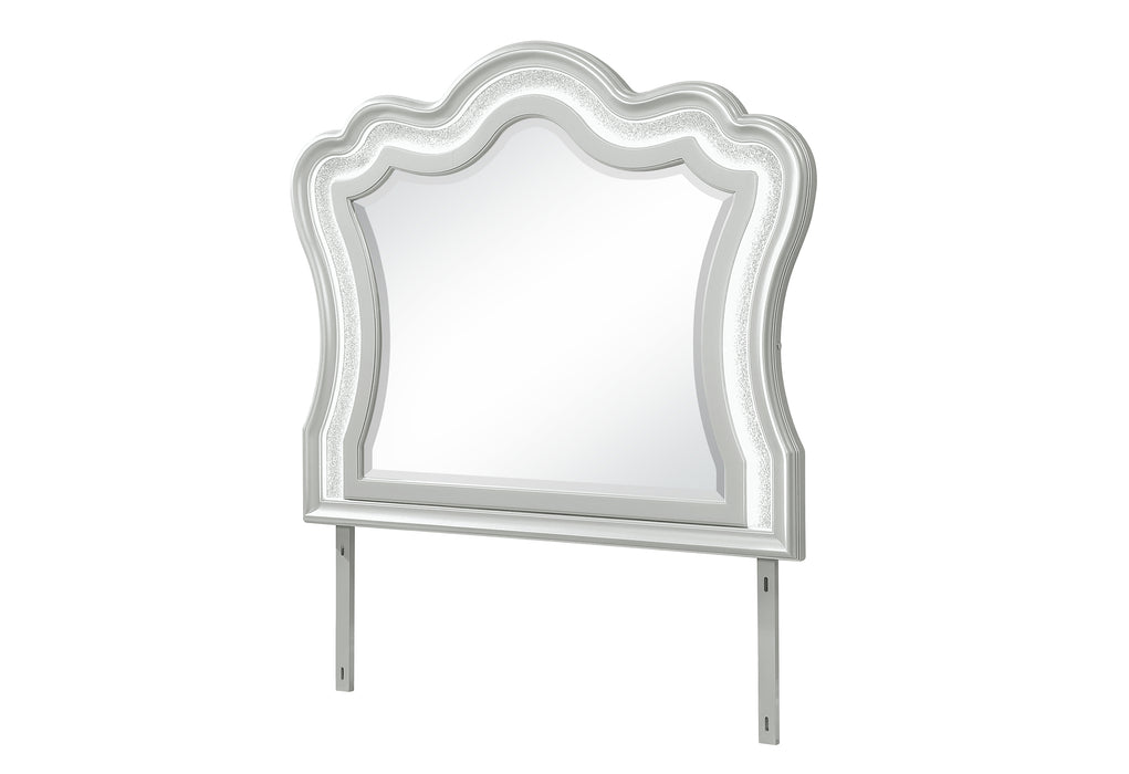 ARIA SILVER MIRROR WITH LED - Furniture Stars (Chicago, IL)
