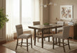 D4355 BROWN BAR TABLE WITH 4 BAR STOOLS - Furniture Stars (Chicago, IL)