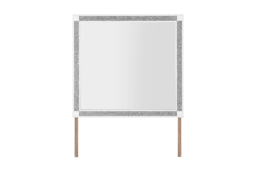 SOLEIL WHITE MIRROR - Furniture Stars (Chicago, IL)
