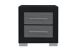 EMMA BLACK/GREY NIGHTSTAND - Furniture Stars (Chicago, IL)
