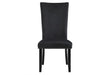D02 DINING TABLE + 8 D03 BLACK DINING CHAIRS - Furniture Stars (Chicago, IL)