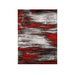 Sivas Area Rug Black and Red - Furniture Stars (Chicago, IL)