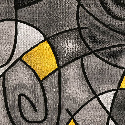 Sivas Charcoal Yellow 8' X 10' Area Rug - Furniture Stars (Chicago, IL)