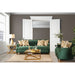 VERDANTE Emerald Green/Gold Sofa - Furniture Stars (Chicago, IL)