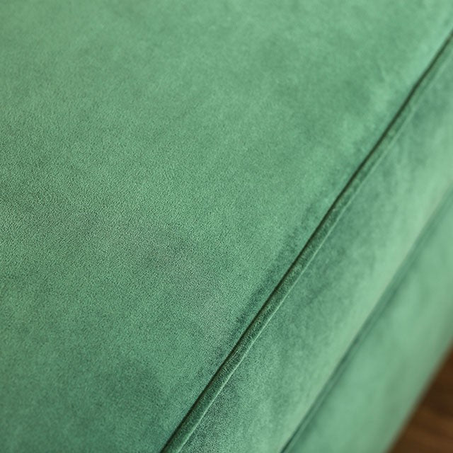 VERDANTE Emerald Green/Gold Sofa - Furniture Stars (Chicago, IL)