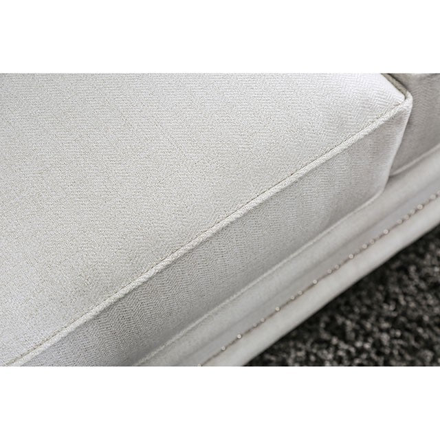 Ilse Off-White/Blue Sofa - Furniture Stars (Chicago, IL)