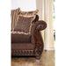 TABITHA Brown Love Seat, Brown - Furniture Stars (Chicago, IL)