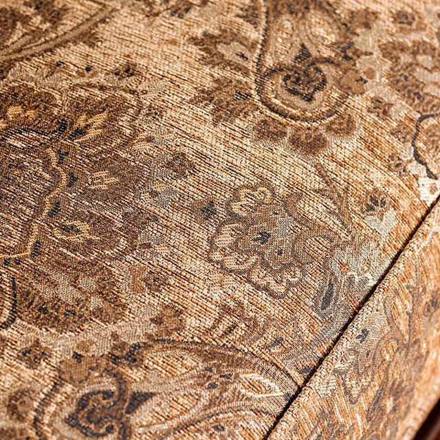 NICANOR Tan/Gold Sofa - Furniture Stars (Chicago, IL)