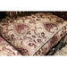 Quirino Burgundy/Dark Brown Sofa - Furniture Stars (Chicago, IL)