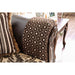 Quirino Light Brown/Dark Brown Sofa - Furniture Stars (Chicago, IL)